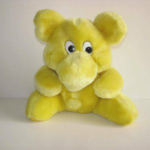 VINTAGE KODAK KOLORKINS SHUTTER YELLOW PLUSH TOY